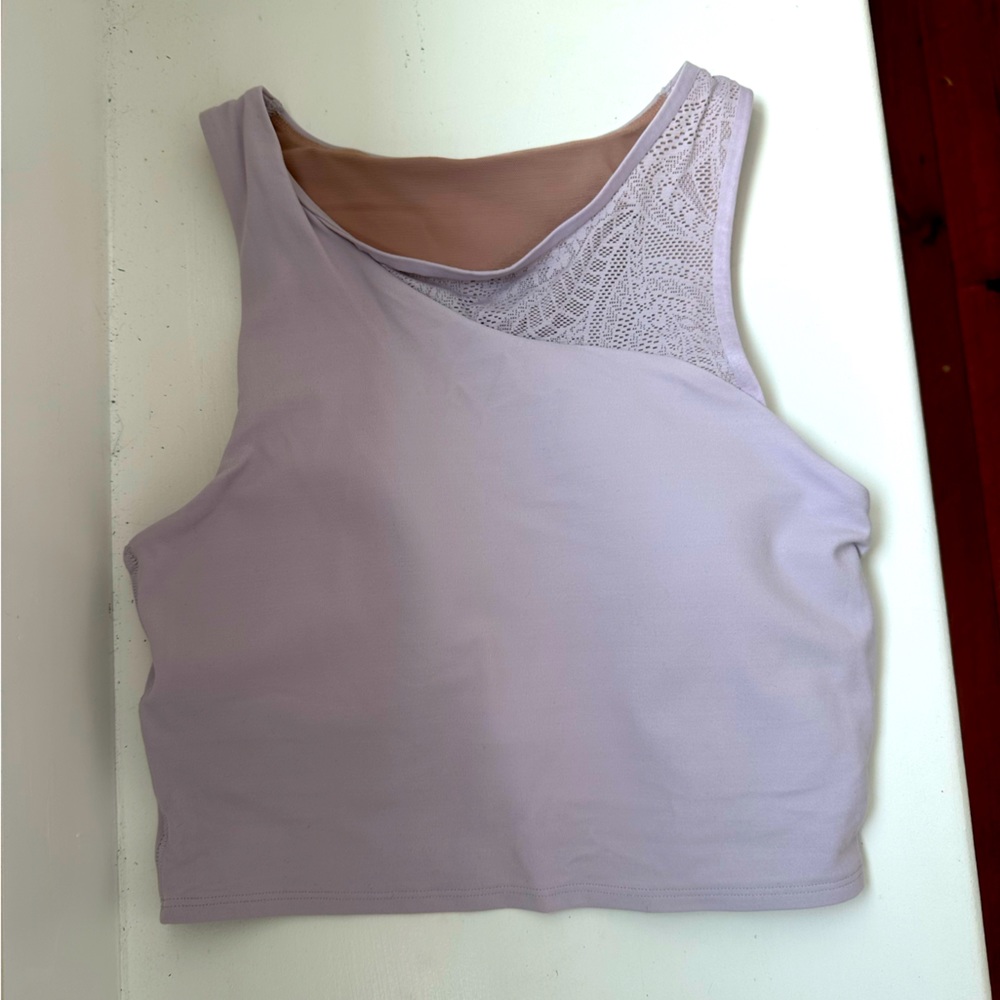 Baby/ violet purple athleta crop tank